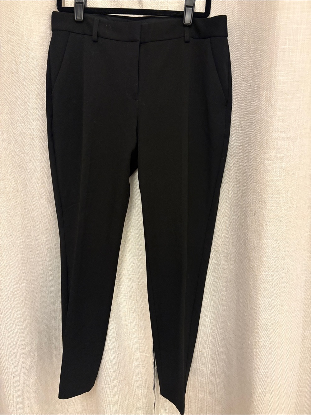 Express Slim Ponte Ankle Pants in Black